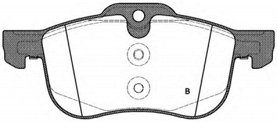 OPEN PARTS bpa071900 -  Комплект тормозных колодок, дисковый тормоз